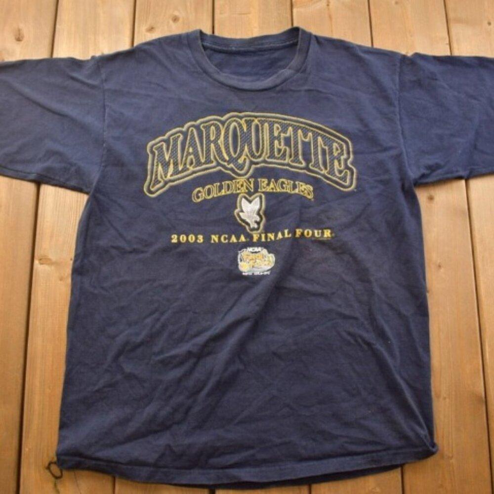 2003 Marquette Golden Eagles Ncaa Final Four Collegiate Shirt Ncaa Tee